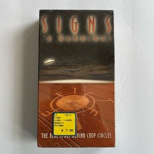 VHS Signs A Warning The Real Story Behind Crop Circles New Sealed
